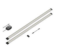 Luminaire d'agencement LED SIRIS plat 90cm chacun 1044lm blanc 2pcs [EEK: F]