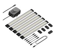 Luminaire d'agencement LED Siris Touch-Dimmer plat 30cm 370lm blanc 5er Set