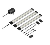 Luminaire d'agencement LED Siris Touch-Dimmer plat 30cm chacun 368lm blanc chaud [EEK: F]