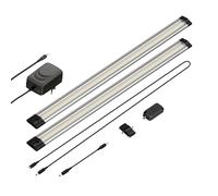 Luminaire d'agencement LED Siris Touch-Dimmer plat 50cm 655lm blanc 2er Set
