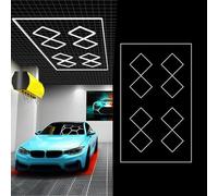 Luminaire De Garage À LED en Nid d'abeille IP54 6500K Plafonnier LED Nid D'Abeilles DIY Hexagon Garage Lumière LED pour Garage Entrepôt sous-Sol Salle De Sport A