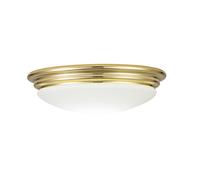 Luminaire De Plafond LED GX53 D: 35,6 Cm IP44 En Laiton Blanc