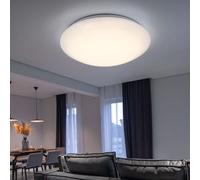 Luminaire de Salon Plafonnier Couloir Plafonnier LED Blanc Rond D 34,5 CM