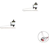 Luminaire dentrée simple Woodland Scenics WJP5659 modèle fini N 2 pc(s)