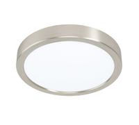Luminaire en saillie FUEVA 5 LED 17W en acier nickel mat D210mm