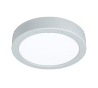 Luminaire en saillie IDUN LED 9,5W en acier argent D170mm