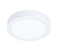 Luminaire en saillie IDUN LED 9,5W en acier blanc D170mm