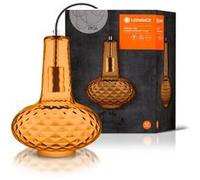 Luminaire en suspension 1x E27 sans ampoule LEDVANCE Vintage Edition 1906 Carved Pendant Pear gris fumé} Orange G