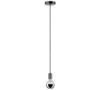 Suspension Larus métal chrome noir IP44 - TS