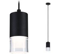 Paulmann 79997 Luminaire en suspension LED Kame IP44 9W Clair Noir gradable 230 V plafonnier 3000K éclairage de salle de bain 700lm