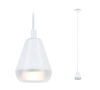 Luminaire En Suspension Led Luia Gu10 Max. 10w Satiné, Blanc Dépoli
