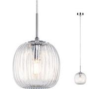 Luminaire en suspension LED Ruya E14 max. 20W Verre#Chrome Verre#Chrome G