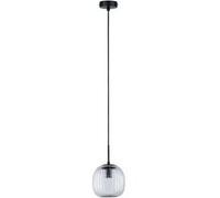 Luminaire en suspension LED Ruya E14 max. 20W Verre#Noir mat Verre#Noir mat G