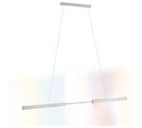 Luminaire en suspension LED Smart Home Zigbee 3.0 Aptare RGBW+ gradable 1920lm / 1920lm 2x16W Alu brossé G