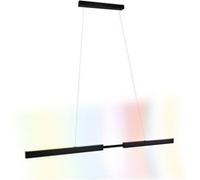 Luminaire en suspension LED Smart Home Zigbee 3.0 Aptare RGBW+ gradable 1920lm / 1920lm 2x16W Noir brossé Noir G