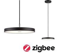 Luminaire en suspension LED Smart Home Zigbee 3.0 Hildor 2700K 1000lm 17W Noir mat gradable Noir mat G