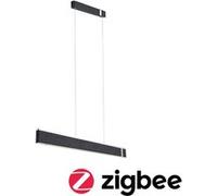 Luminaire en suspension LED Smart Home Zigbee 3.0 Jagun Tunable White 1800lm 21W Anthracite gradable Anthracite