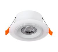 Luminaire encastrable CALONGE LED 4,8W en matière synthétique blanc D100mm