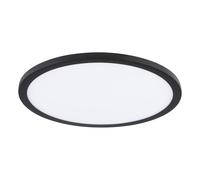 Luminaire encastrable FLEX LED 22W en aluminium noir D225mm