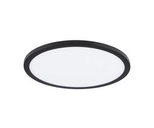 Luminaire encastrable FLEX LED 22W en aluminium noir D225mm