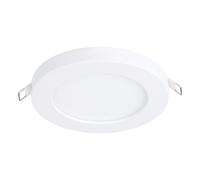 Luminaire encastrable FLEX LED 5,5W en aluminium blanc D117mm
