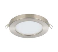 Luminaire encastrable FLEX LED 5,5W en aluminium nickel mat D117mm