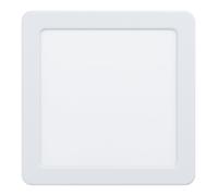 Luminaire encastrable FUEVA 5 LED 11W en acier blanc 166x166mm