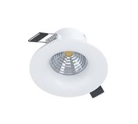 Luminaire encastrable SALICETO LED 6W en aluminium blanc D88mm