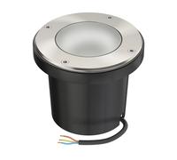 ledscom.de Lampe encastrée dans le sol BOFU pour l'extérieur, IP67, orientable, inox, ronde, 150mm Ø ; GU10 LED 535lm blanc incl.