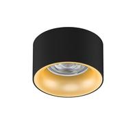 Luminaire encastré / tube MCE457 B/G spot, rond, aluminium, GU5.3, 70x40mm, noir/or