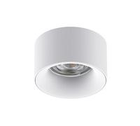 Maclean MCE457 plafonnier encastré avec douille GU5.3 MR16 pour ampoules LED et halogènes jusqu'à 35W 70x40mm spot encastrable aluminium rond (1 pièce sans ampoules, blanc)