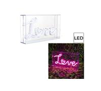 HOME DECO FACTORY Lampe LED en acrylique LOVE