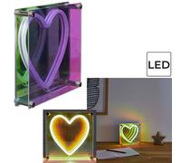 Luminaire enfant The Home Deco Factory Lampe Acrylique LED Effet Néon Coeur M8