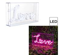 Luminaire enfant The Home Deco Factory Lampe Acrylique LED Effet Néon Love M12