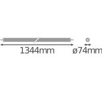 Ledvance LEDVANCE Luminaire LED pour locaux humides 4000K IP67 DPSPECIAL120022W4000 Quantité:1