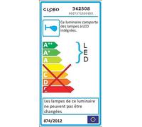 Luminaire Ext?Rieur Callisto En Inox Pvc Translucide L.15xh.32cm