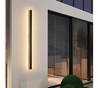 Luminaire Exterieur Mural, Applique Exterieur Led, Luminaire Extérieur, Applique Murale Linéaire Étanche Ip65, pour la Maison, Le Jardin, Le Porche, Le Garage (noir)