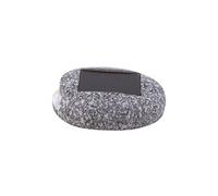 Luminaire - Lampe solaire Rocher plat - H. 2,5 cm - Anthracite Globo - Design Gris G