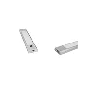 LED Lampe à Encastrer Linéaire Slim Gris 30cm 4W RGBW 3000K Dimmbar Télécommande