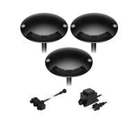 Luminaire LED à poser au sol BUNDA 1 flamme extra-plate pour l'extérieur