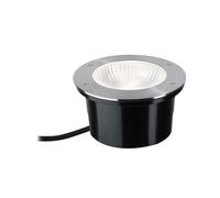 Luminaire LED encastré de sol Paulmann Durea 3 000 K 12,5 W en acier inoxydable