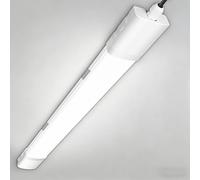 Luminaire LED Néon De 60CM, Tube LED 18W Blanc Neutre 4000K, 1980 Lumens, Plafonnier étanche IP65, Bande Lumineuse Pour Garage, Adapté Aux Pièces Humides, Ateliers, Caves, Balcons, Cuisines, Bureaux