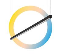 Luminaire linéaire LED CCT - 60 W - Suspension/surface - Puissance réglable - 180 cm