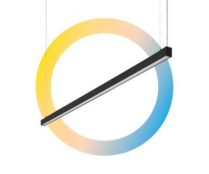 Luminaire linéaire LED CCT - 60 W - Suspension/surface - Puissance réglable - 180 cm