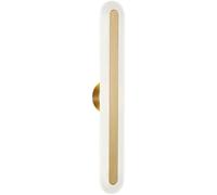Luminaire Mural Applique Murale LED Intérieur Moderne 11 W à Intensité Variable Couleur Or Lampe Murale 1 Bande Lumineuse pour Chambre à Coucher Chevet Couloir Salon Escalier Vanité