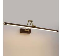 Luminaire Mural de Salle de Bain Industriel Applique murale LED Lampe Miroir Salle de Bain Appliques de Meuble-lavabo de Salle pour éclairer des tableaux miroirs murales articulée et orientable