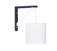 Luminaire mural en coton blanc