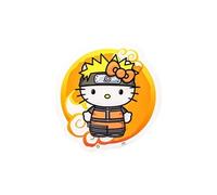 Teknofun Luminaire mural néon Naruto Shippuden X Hello Kitty - Naruto 30 cm