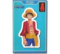 Teknofun Lampe néon murale One Piece Luffy LED Rouge/Bleu/Jaune 40x1,5x22 cm 1 W