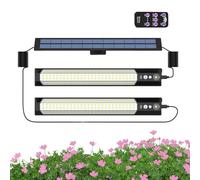 Luminaire Mural Solaire Extérieur,Lampe Solaire Murale à Détecteur Intelligent 3 Modes avec Télécommande,Luminaire Murale Décoratif En Pendentif | pour Jardin, Terrasse, Porche, Arrière-Cour, Clôture